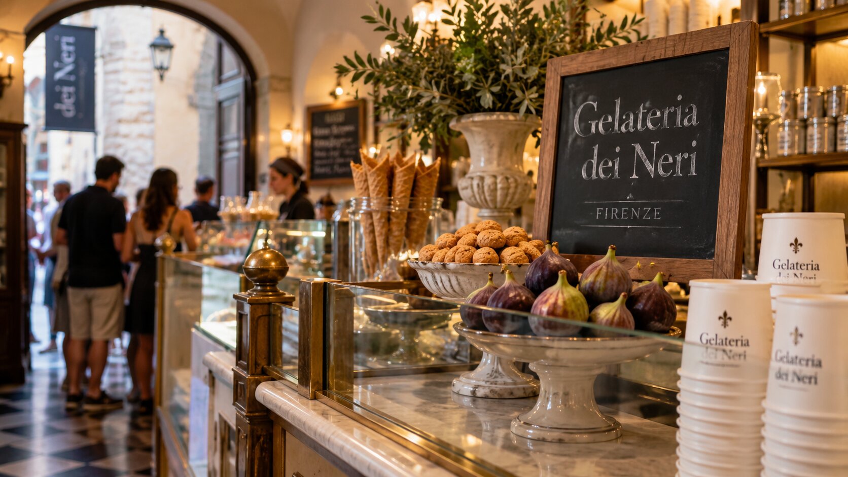 Gelateria dei Neri in Florence with artisan gelato