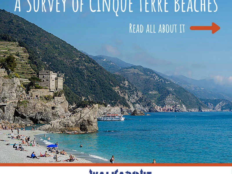 A Survey of Cinque Terre Beaches