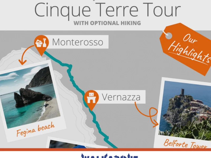 A Cinque Terre Map of Must-See Highlights