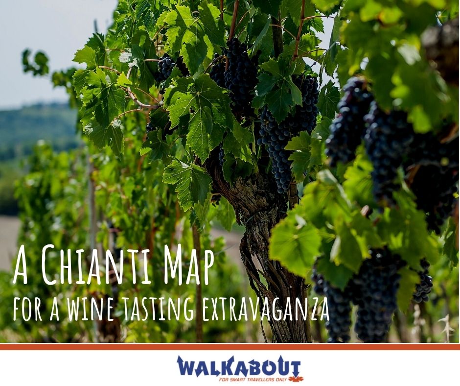 A Chianti Map for a Wine Tasting Extravaganza
