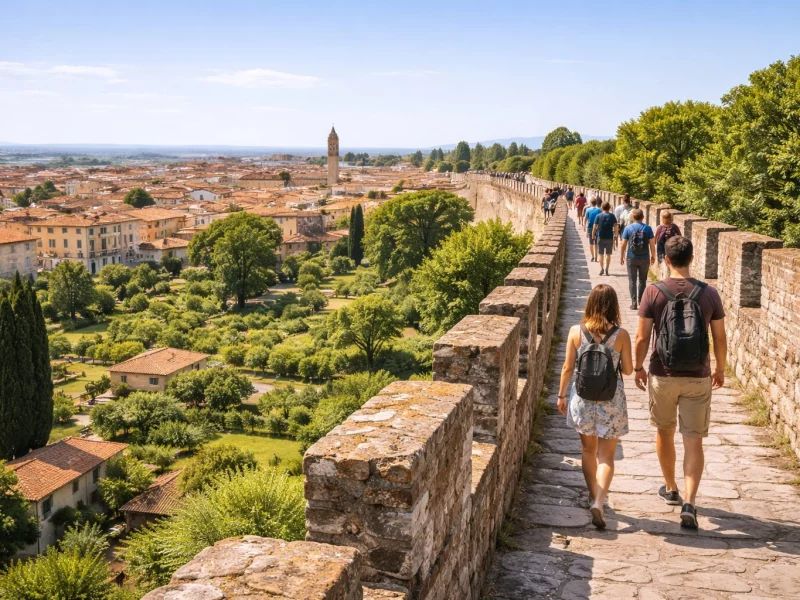 Walking the Walls of Pisa: Seeing the City from Above