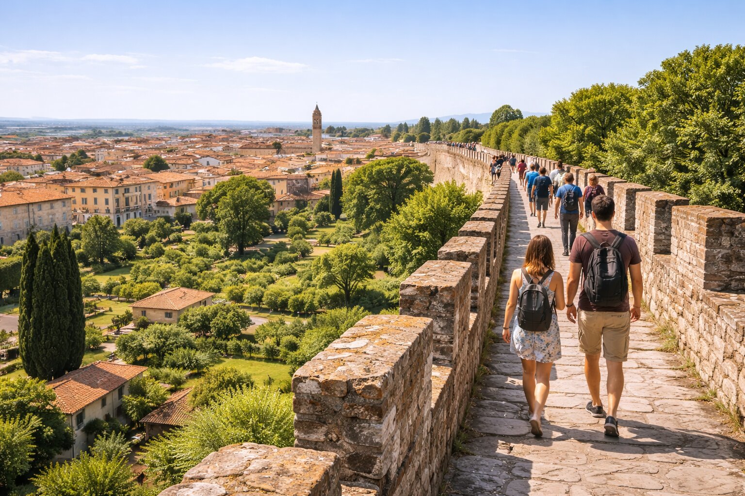 Walking the Walls of Pisa: Seeing the City from Above