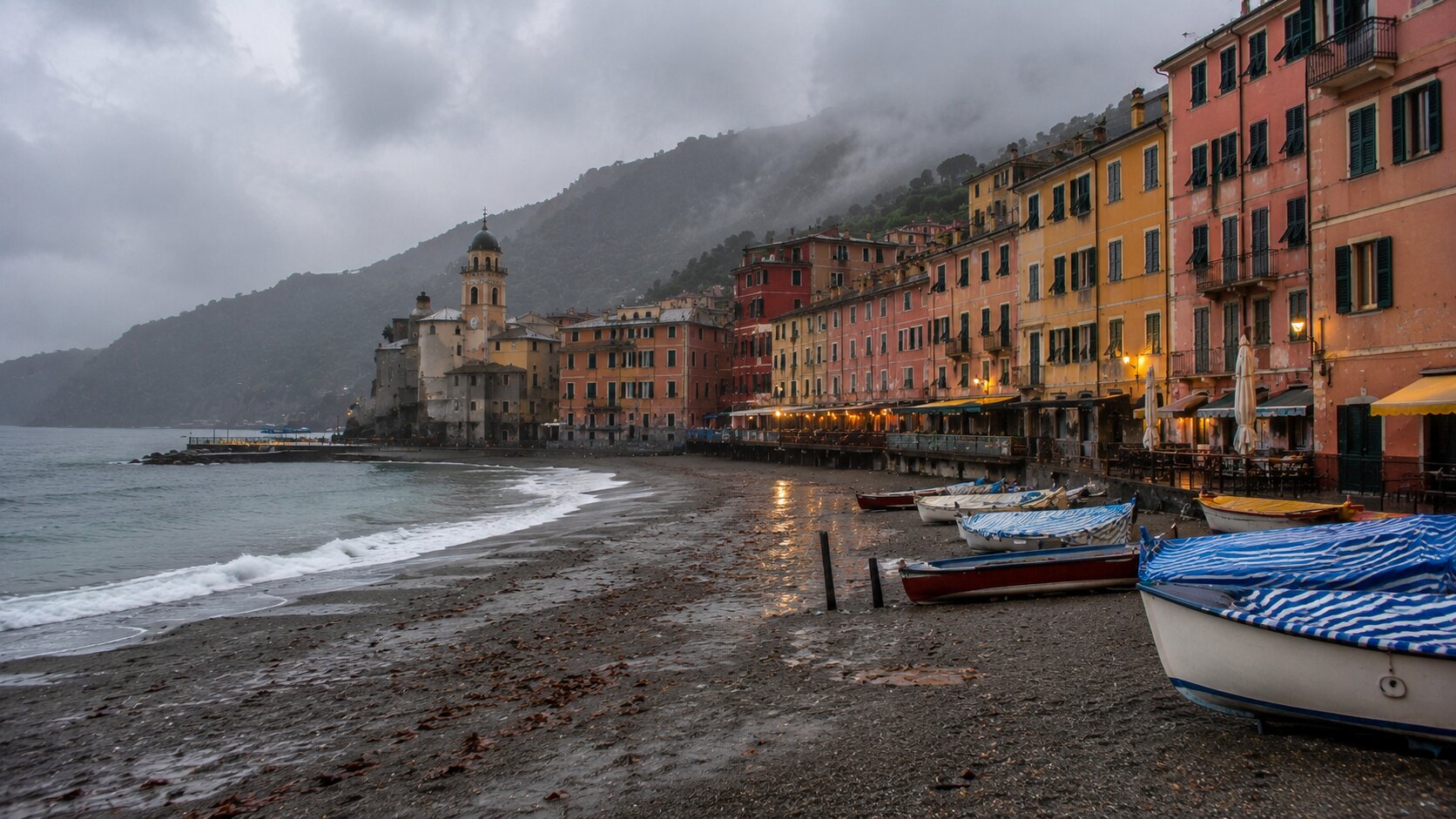 rainy weather in Cinque Terre