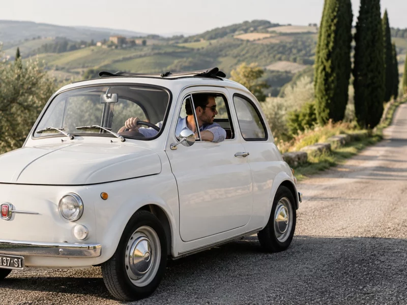 Can Anyone Drive a Vintage Fiat 500 in Tuscany?