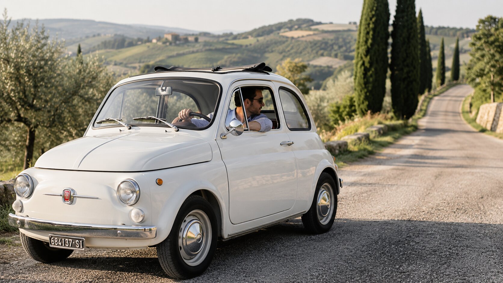 Can Anyone Drive a Vintage Fiat 500 in Tuscany?