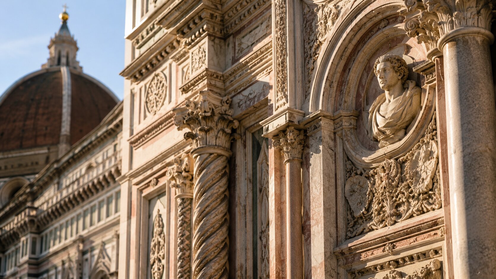 Renaissance architectural detail in Florence
