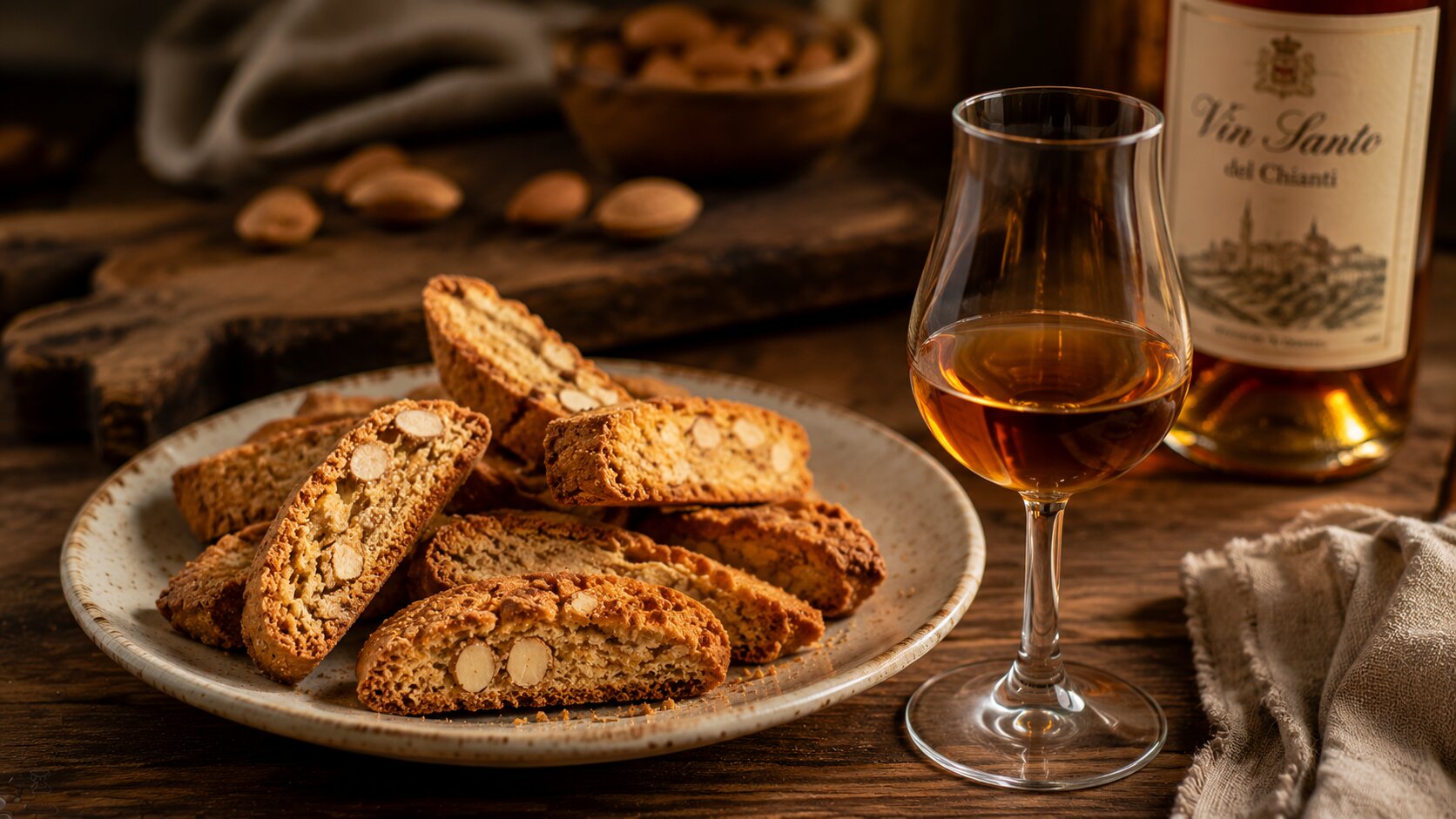 Cantucci served with Vin Santo