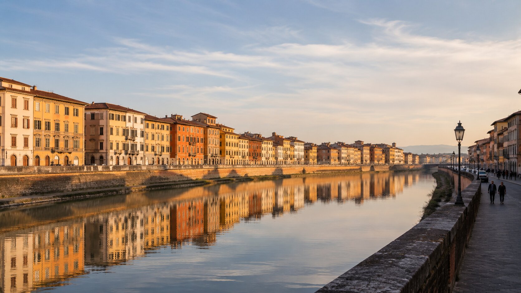 Lungarno in Pisa