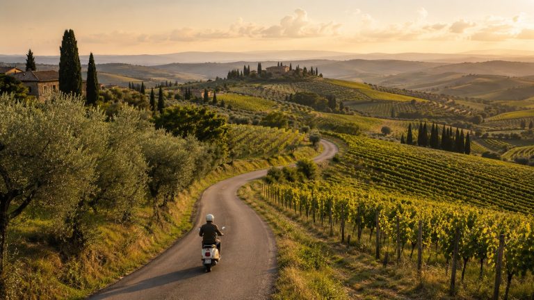 Where Should You Ride a Vespa in Tuscany?