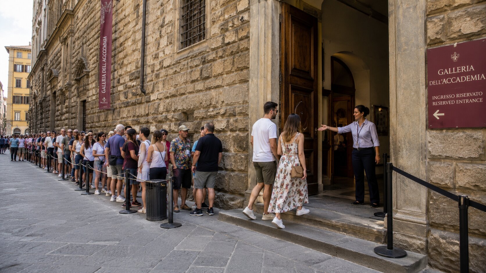 Skip-the-line entrance at the Accademia Gallery