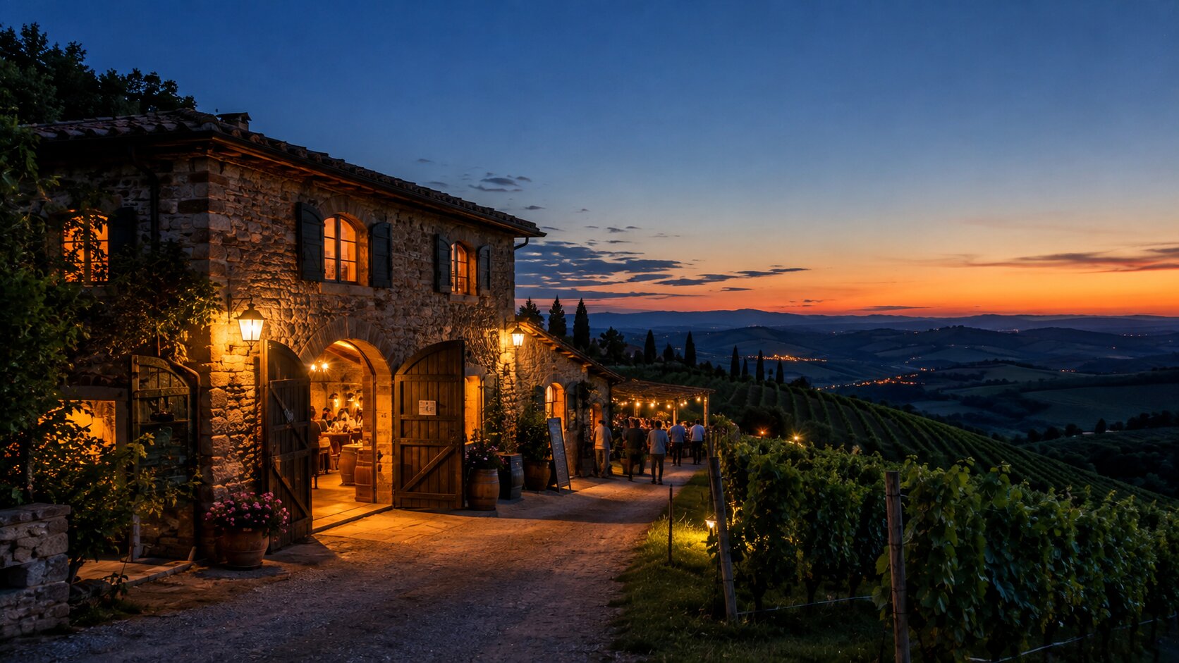 Sunset Wine Tour Tuscany: Chianti at Golden Hour