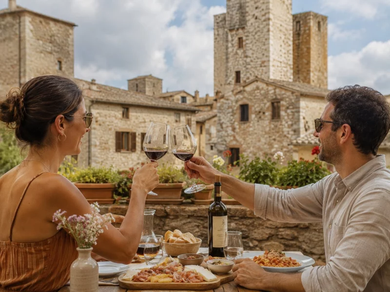 San Gimignano Winery Lunch in the Chianti Hills