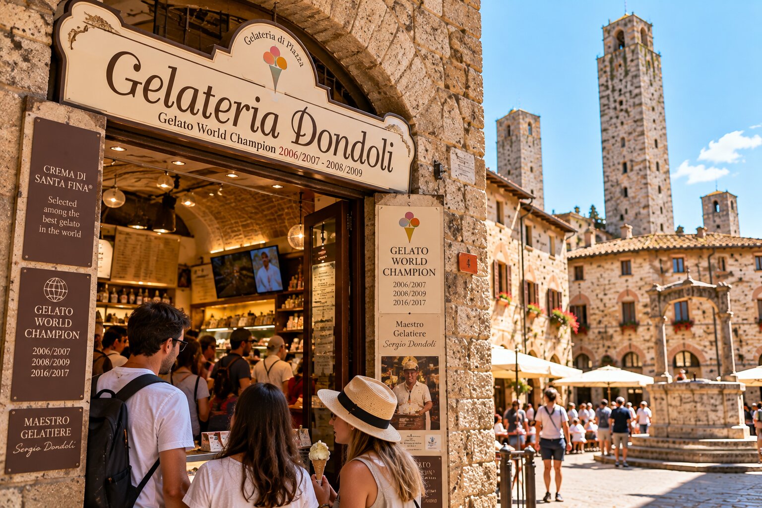 Gelateria Dondoli in San Gimignano