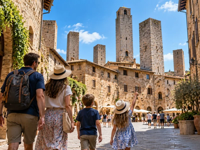 San Gimignano with Kids