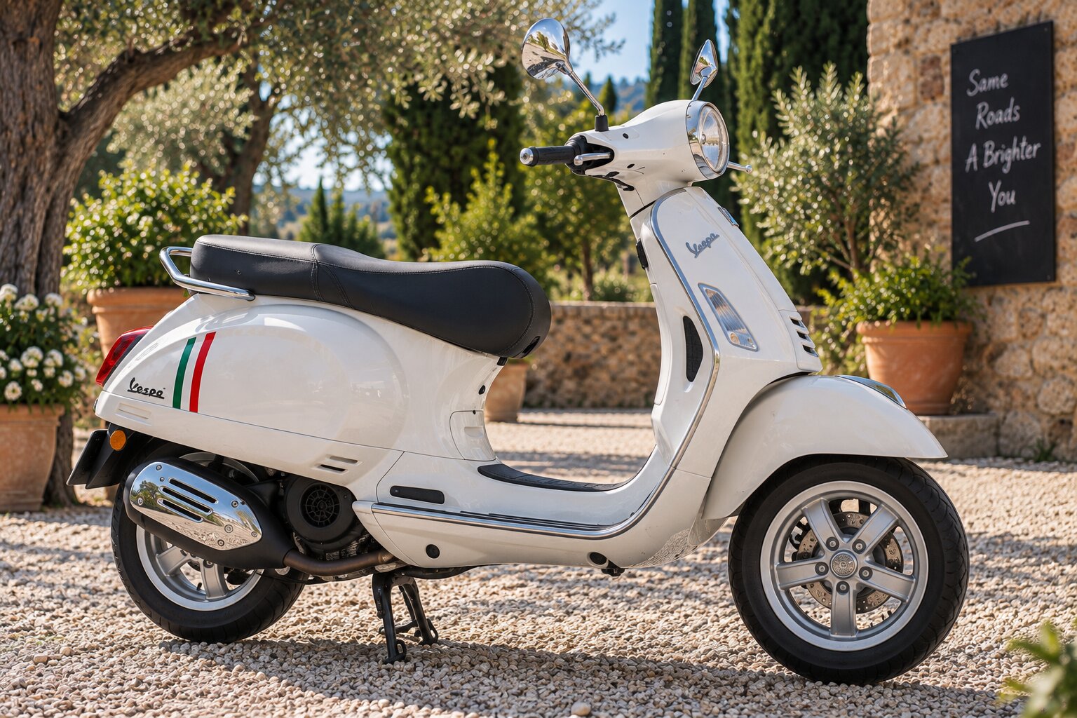 Vespa designed for easy beginner handling