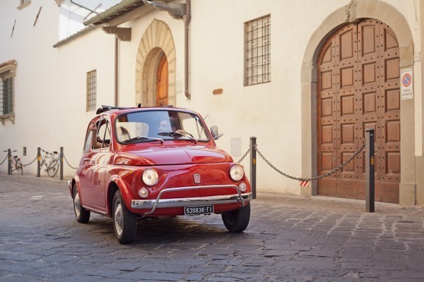 Private Sunset Vintage Fiat 500 Tour from Florence with Dinner 2