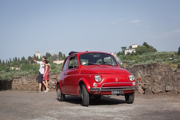 Private Sunset Vintage Fiat 500 Tour from Florence with Dinner 4