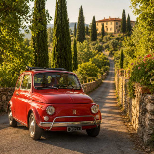 Self-Drive Vintage Fiat 500 Tour from Florence